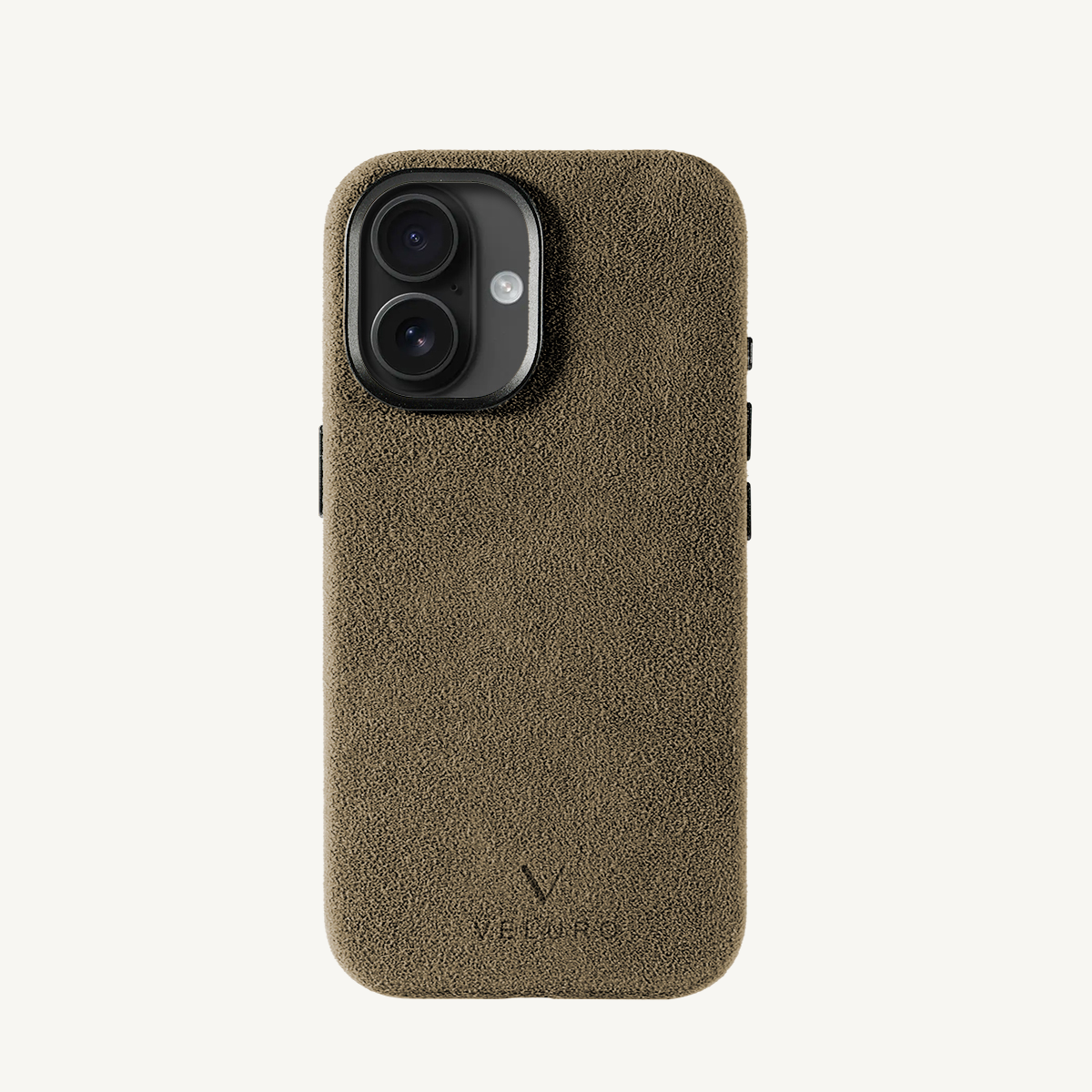 iPhone 16 Alcantara Case Taupe