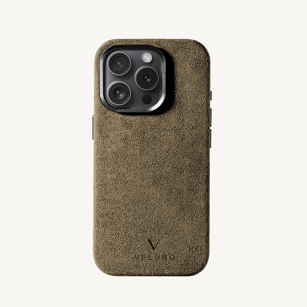 iPhone 16 Pro Alcantara Case Taupe