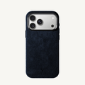 iPhone 17 Pro Max Alcantara Case Navy Blue