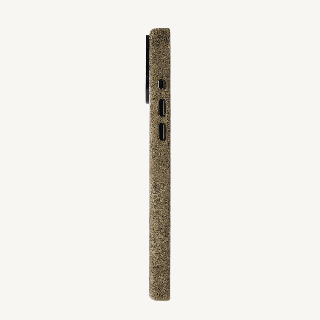 iPhone 16 Pro Max Alcantara Case Taupe