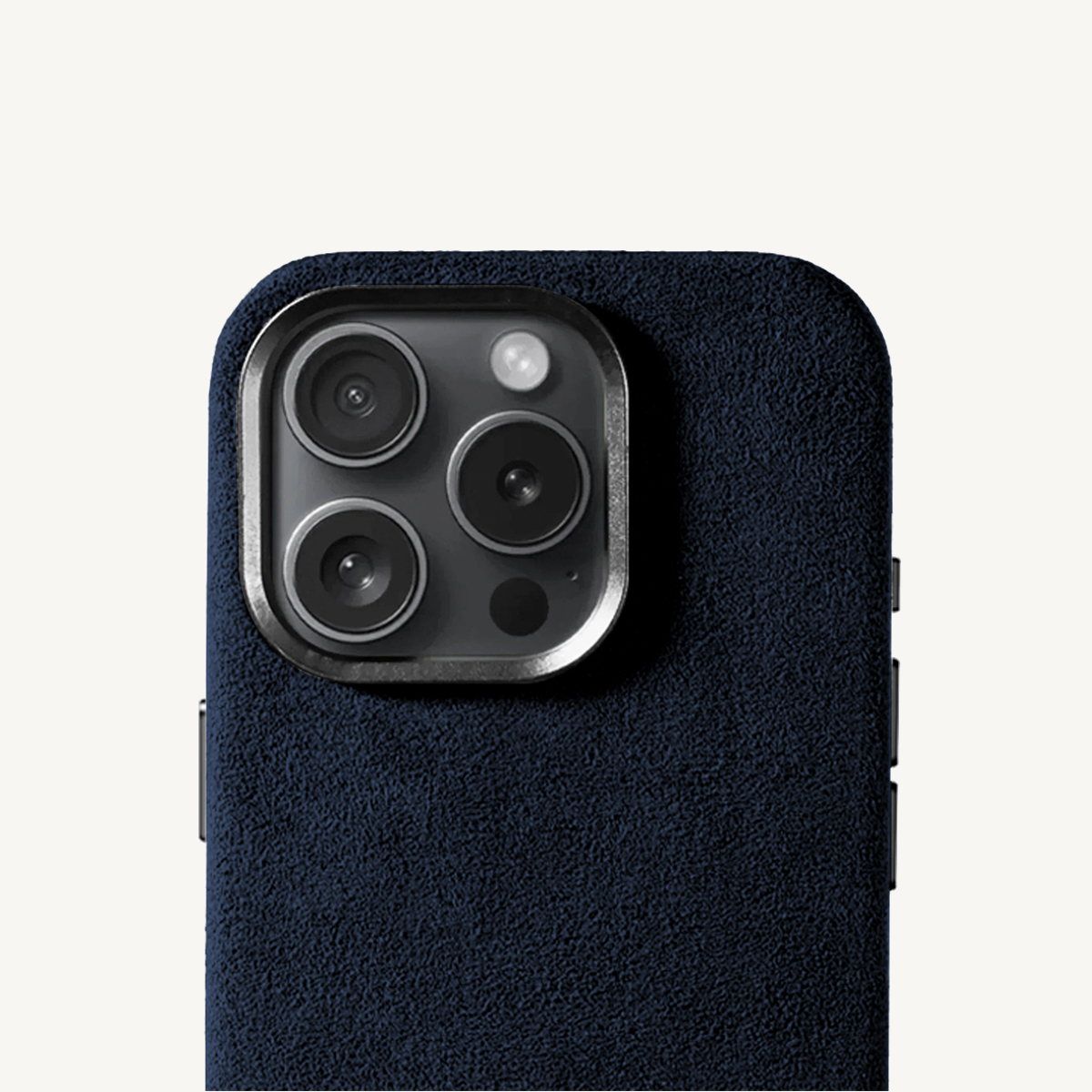iPhone 16 Pro Alcantara Case Navy Blue