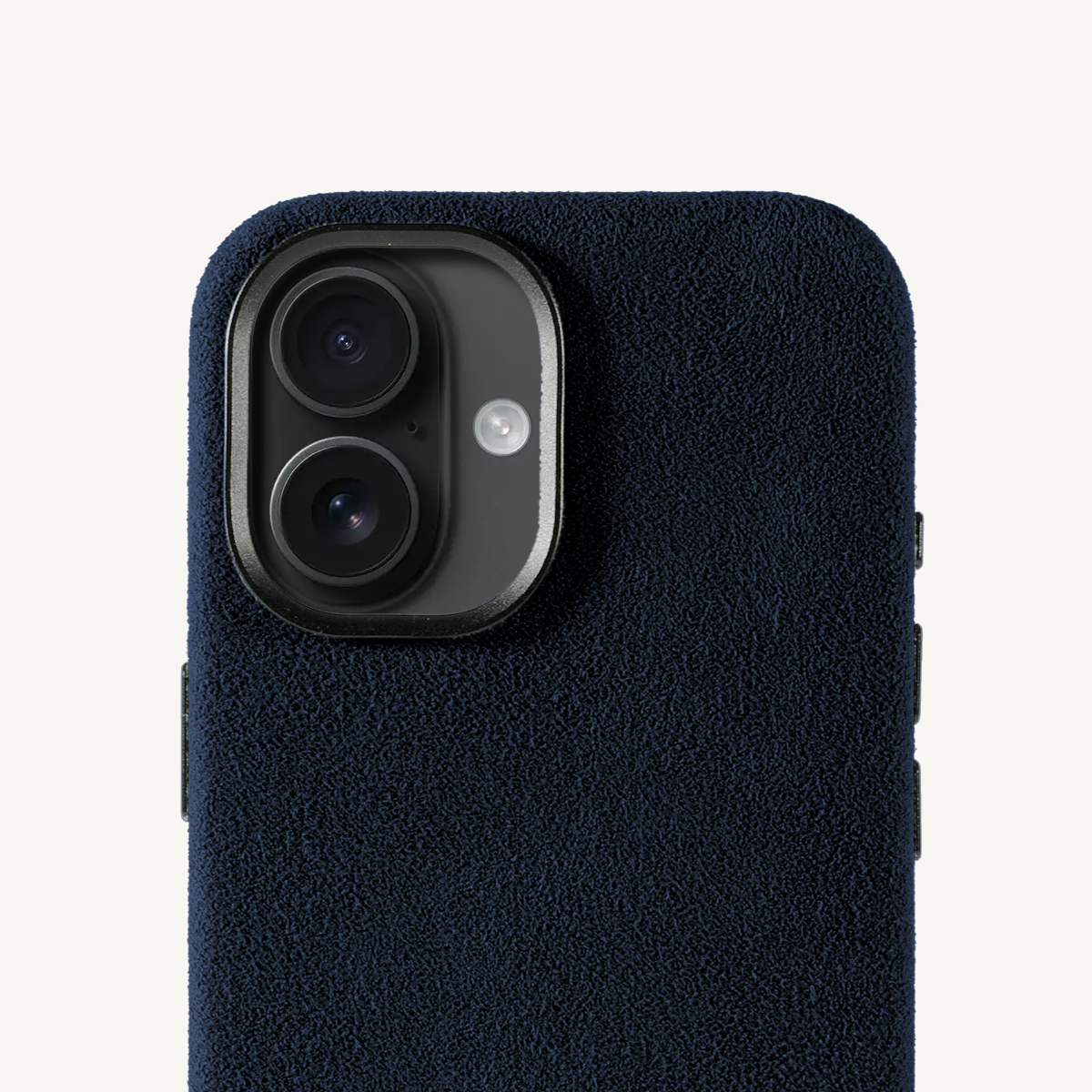 iPhone 16 Alcantara Case Navy Blue