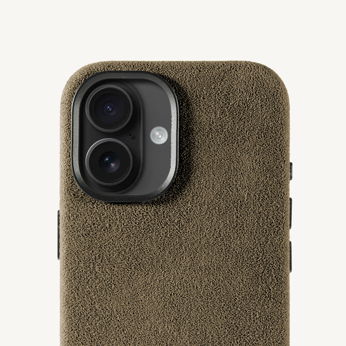 iPhone 16 Alcantara Case Taupe