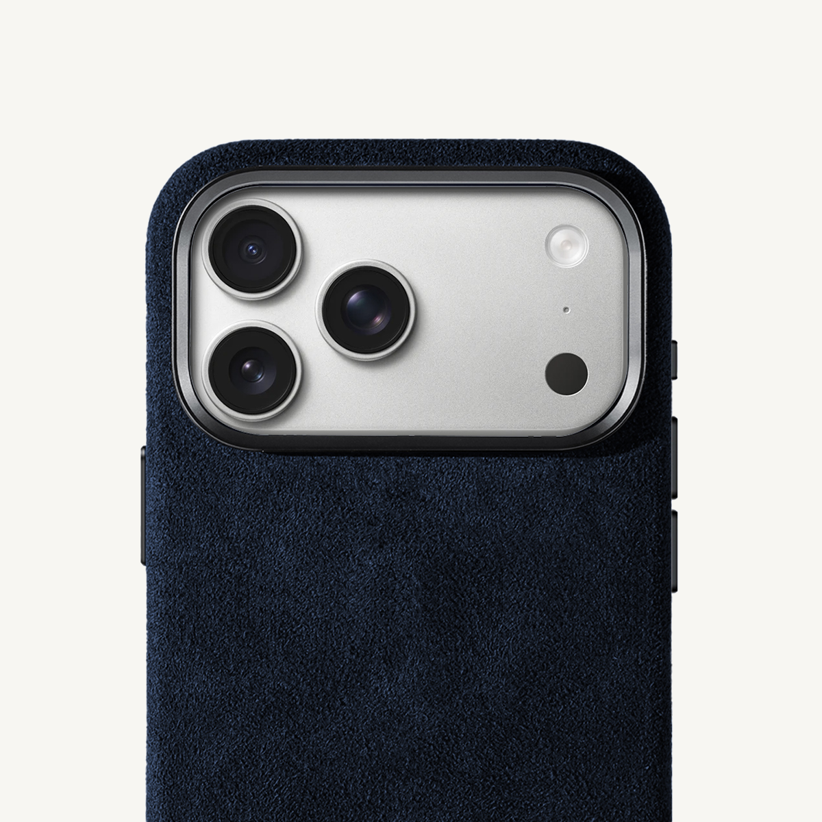 iPhone 17 Pro Max Alcantara Case Navy Blue