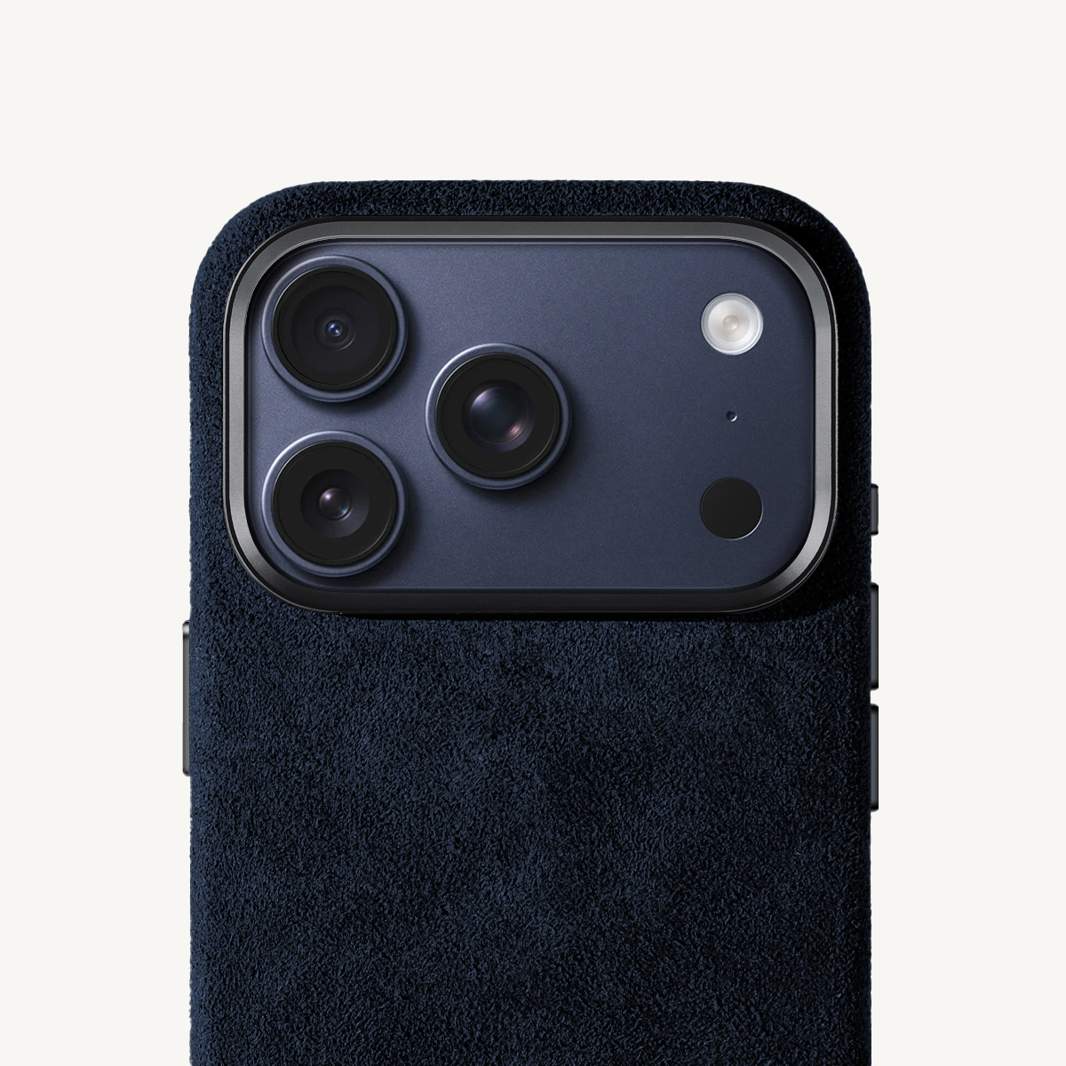 iPhone 17 Pro Alcantara Case Navy Blue