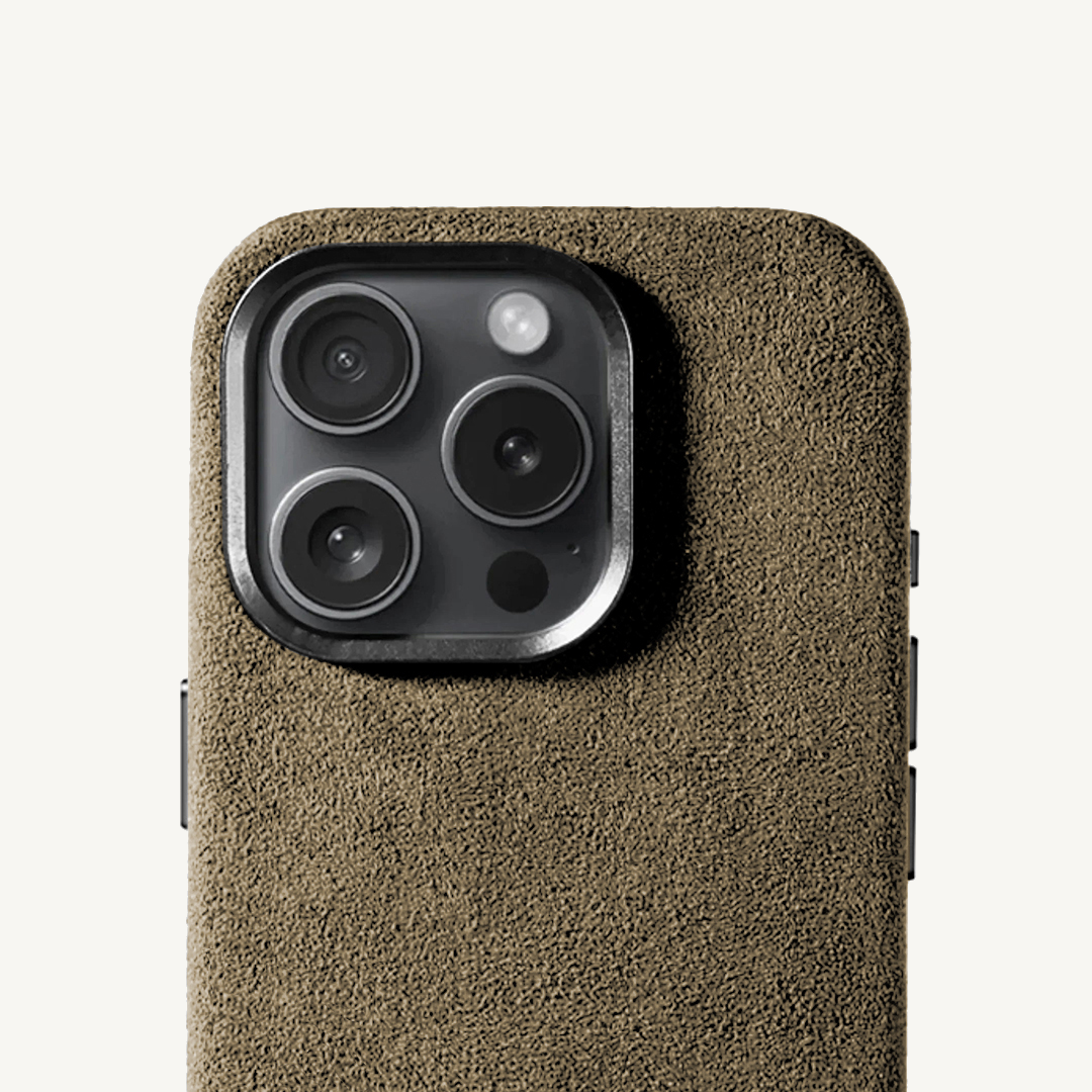 iPhone 16 Pro Alcantara Case Taupe