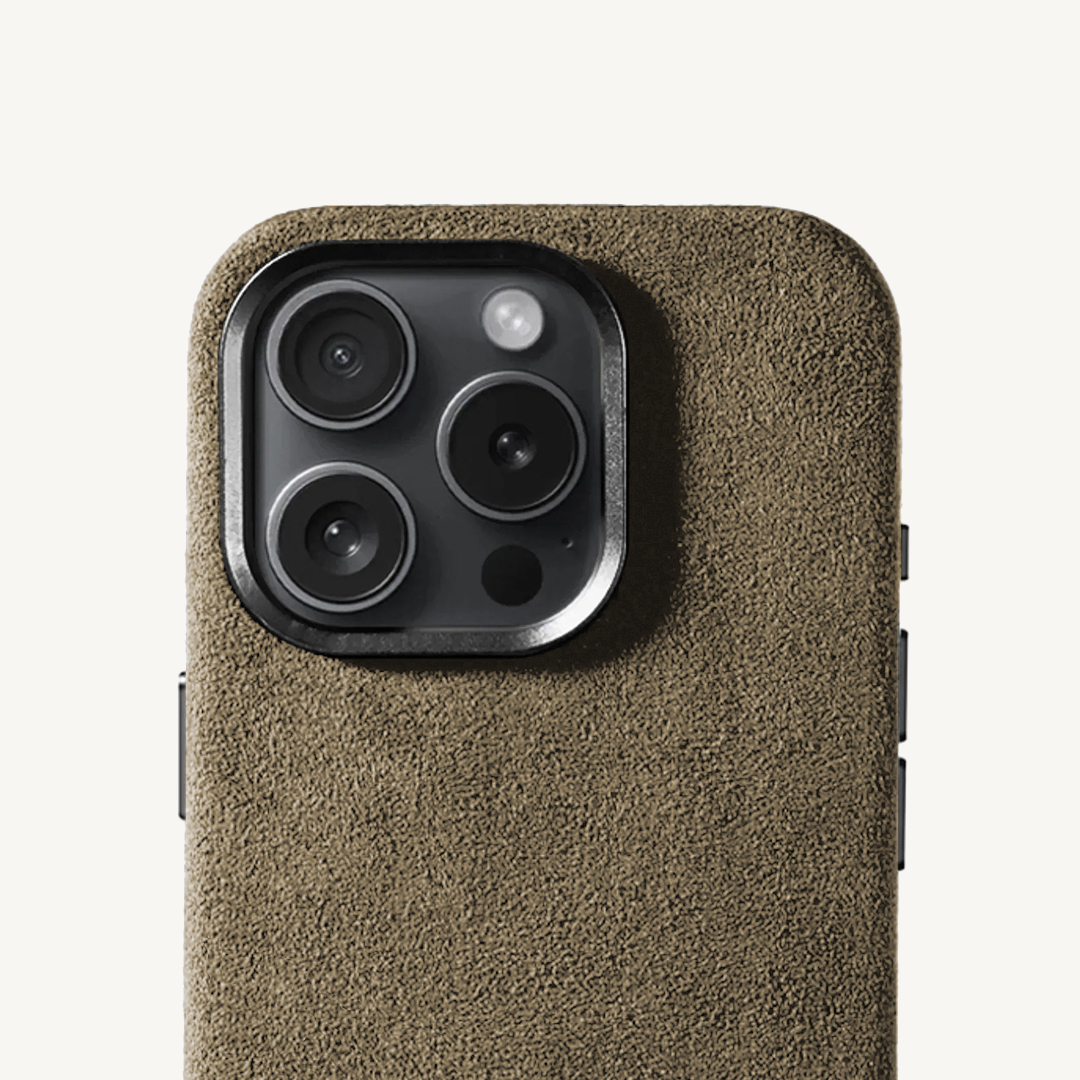 iPhone 16 Pro Max Alcantara Case Taupe