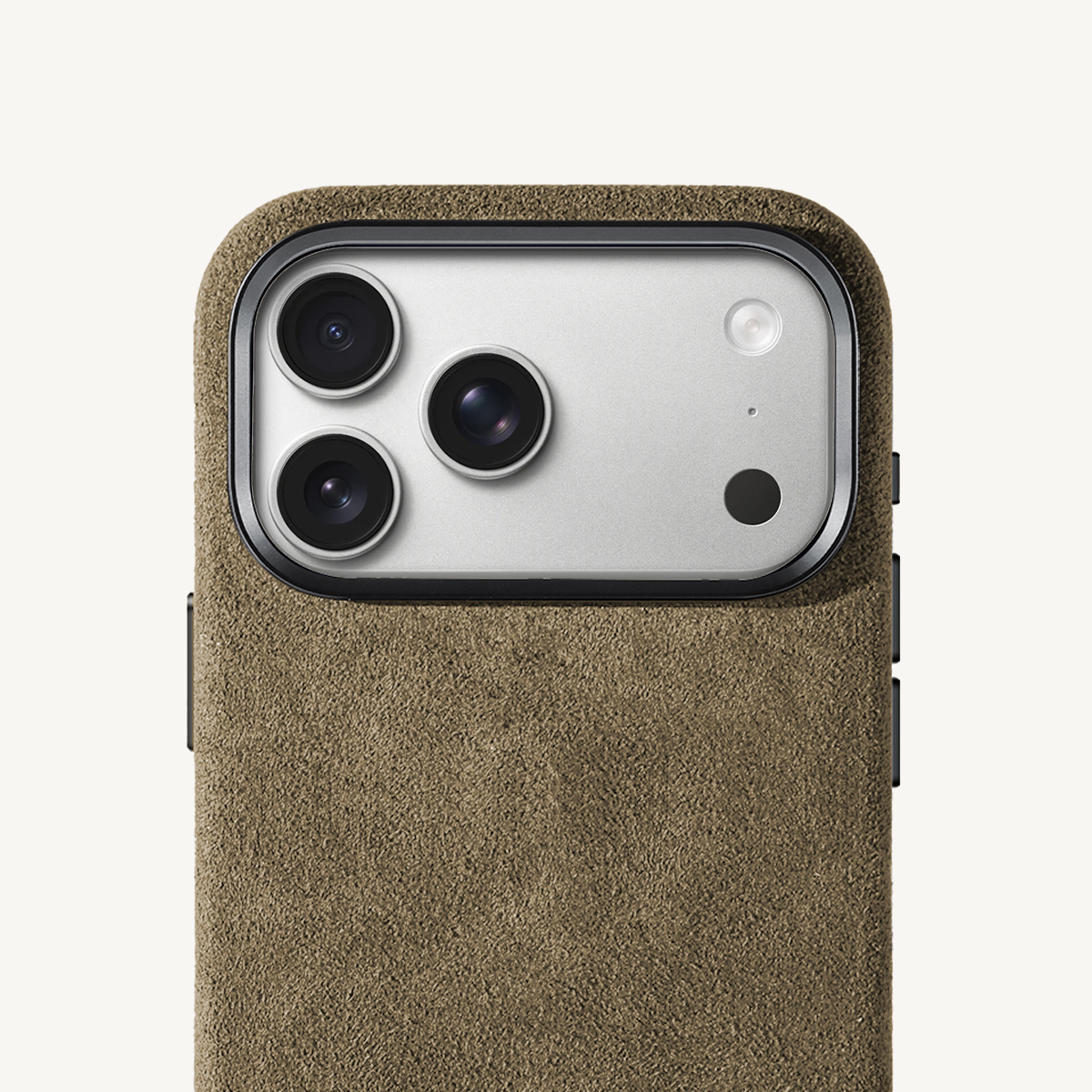 iPhone 17 Pro Max Alcantara Case Taupe